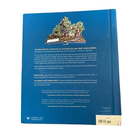 Birdscapes Pop Up Book Celebration of Bird Songs in Stereo M. Chu & Cornell Labs - Picture 7 of 14